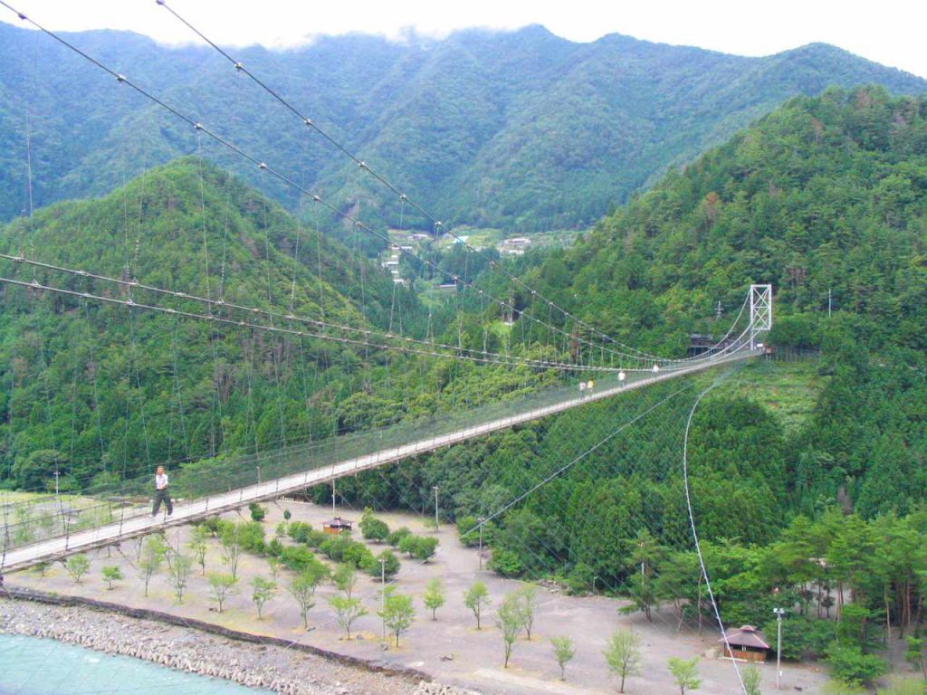 谷瀬の吊橋
