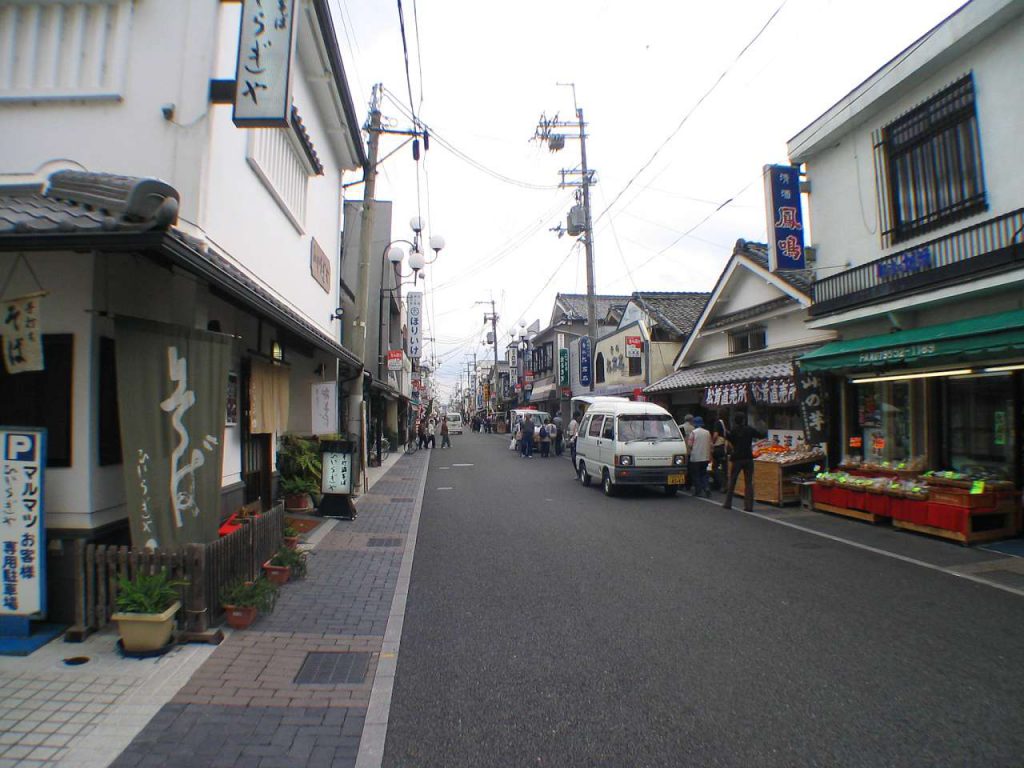 丹波篠山市商店街の写真画像
