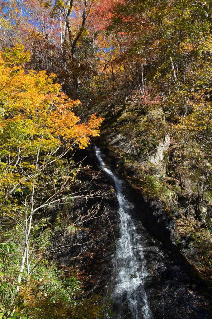 奥志賀～秋山郷の紅葉の写真画像