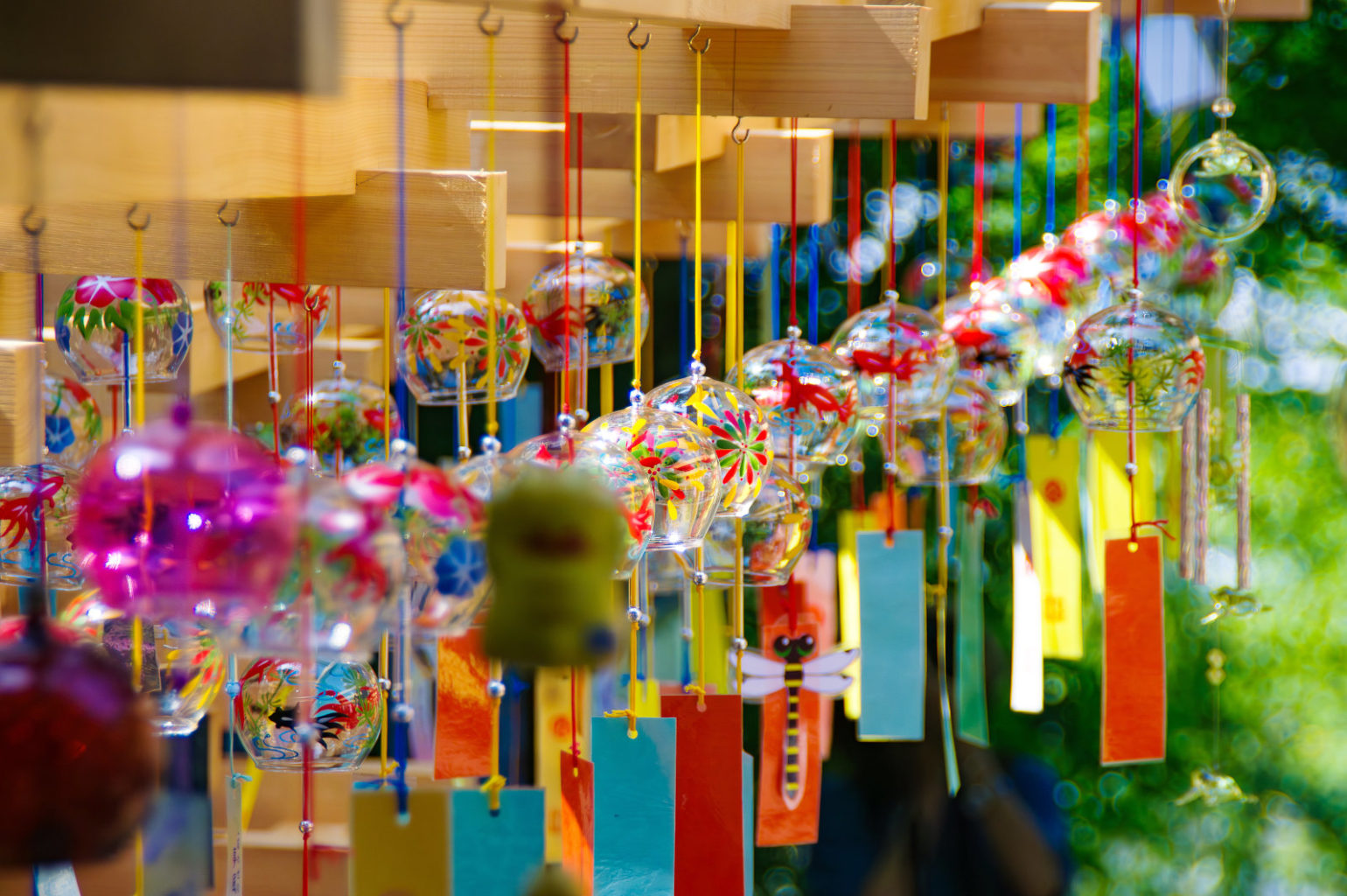 頭の宮 宇賀部神社の風鈴祭り