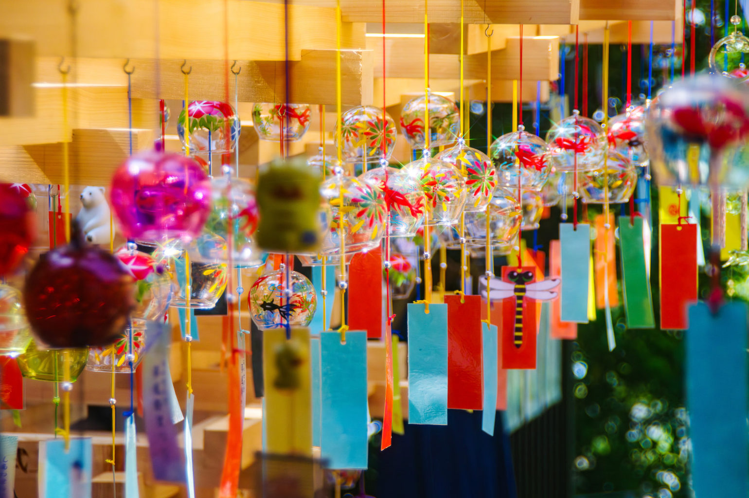 頭の宮 宇賀部神社の風鈴祭り